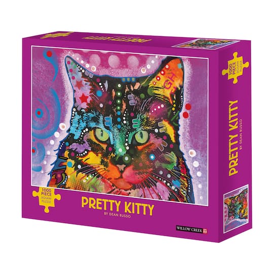 Willow Creek Press Dean Russo - Pretty Kitty: 1000 Pcs 1000-pc. Puzzle, One Size, Multiple Colors